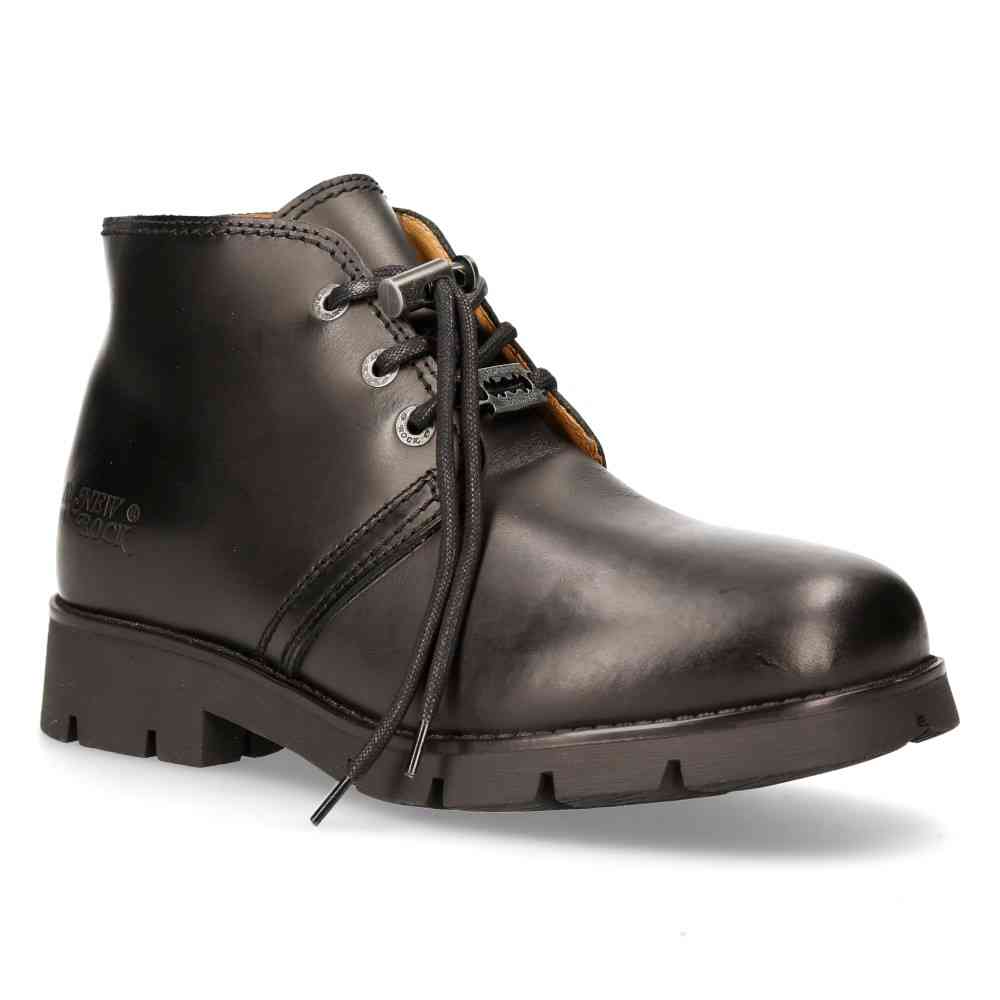 New Rock - M-RANGER042-S1 Niedrige Schuhe - Schwarz/Silberfarben